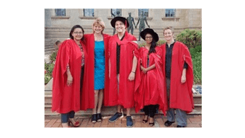 PhD Graduates Dr Jinal Bhiman and Dr Kurt Wibmer